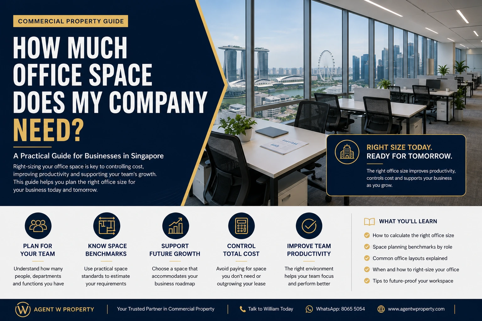 How Much Office Space Does My Company Need? A Practical Singapore Planning Guide