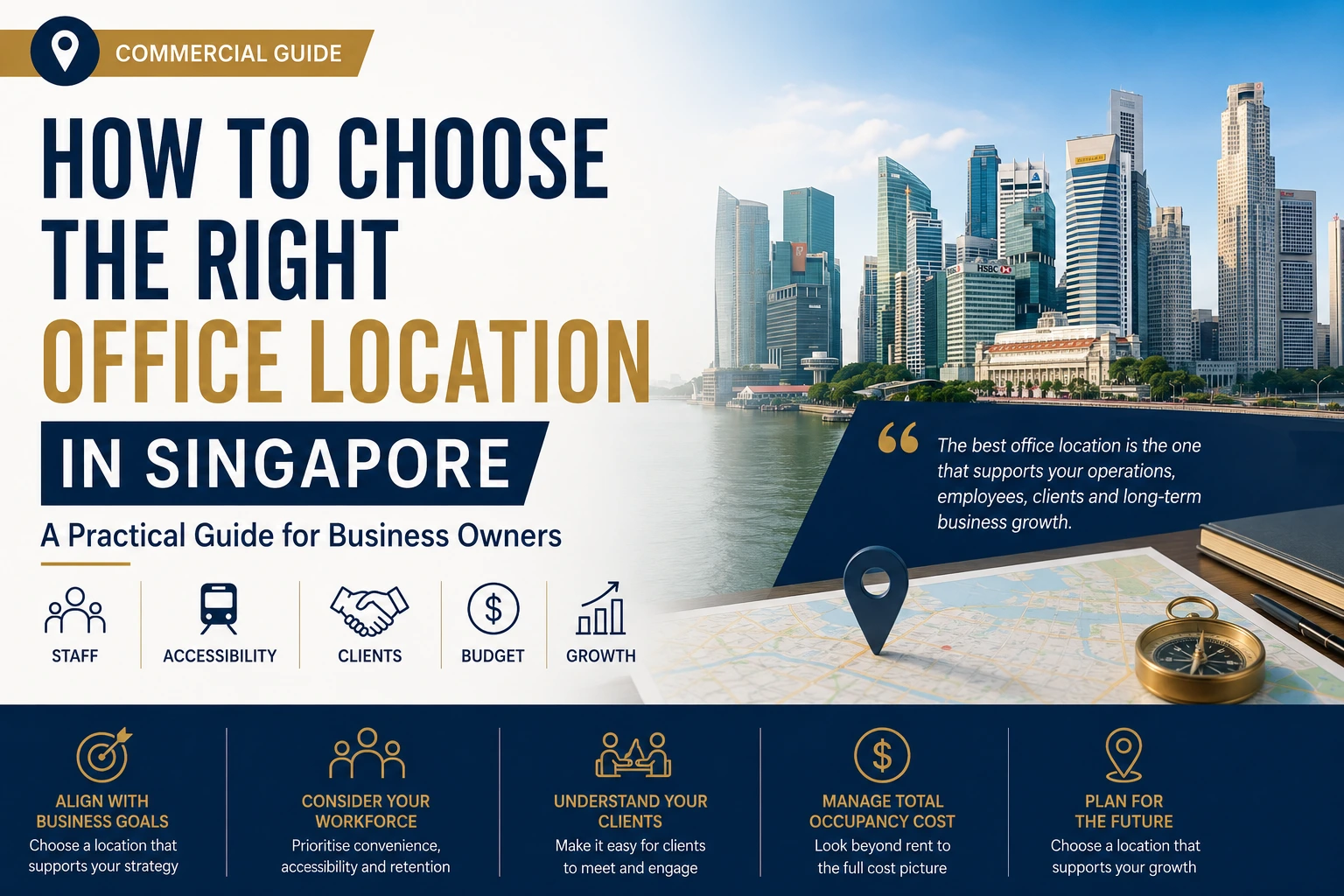 How to Choose the Right Office Location in Singapore: A Practical Guide for Business Owners