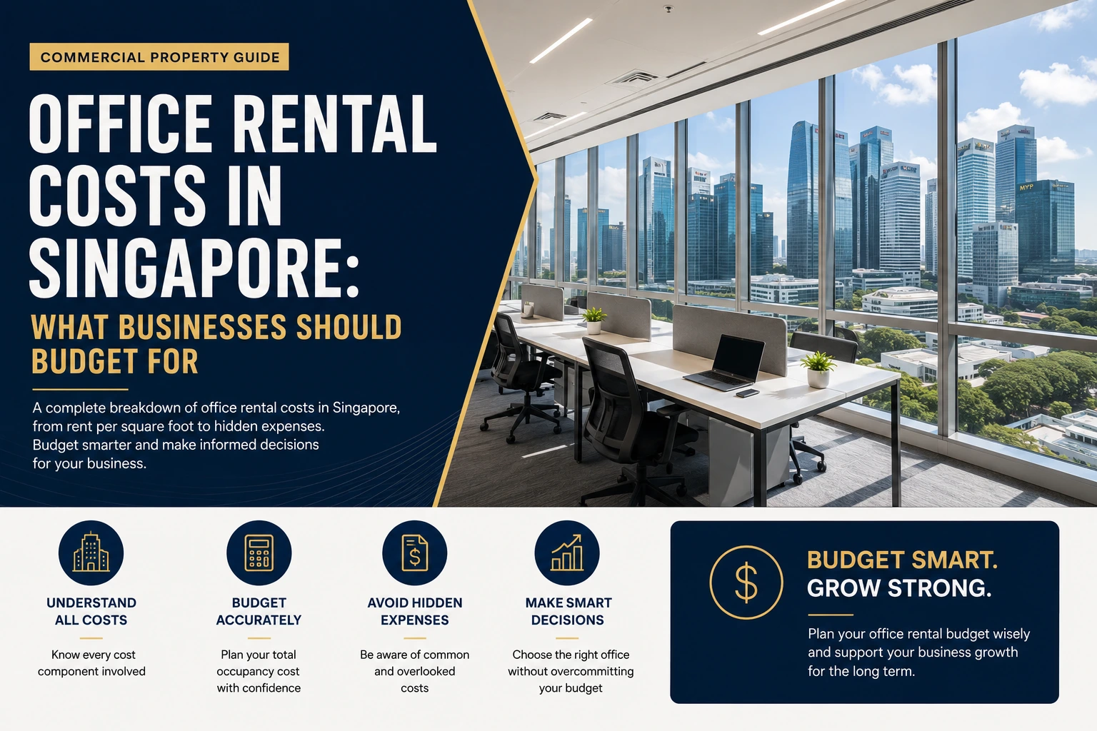 Office Rental Costs in Singapore: What Businesses Should Budget For