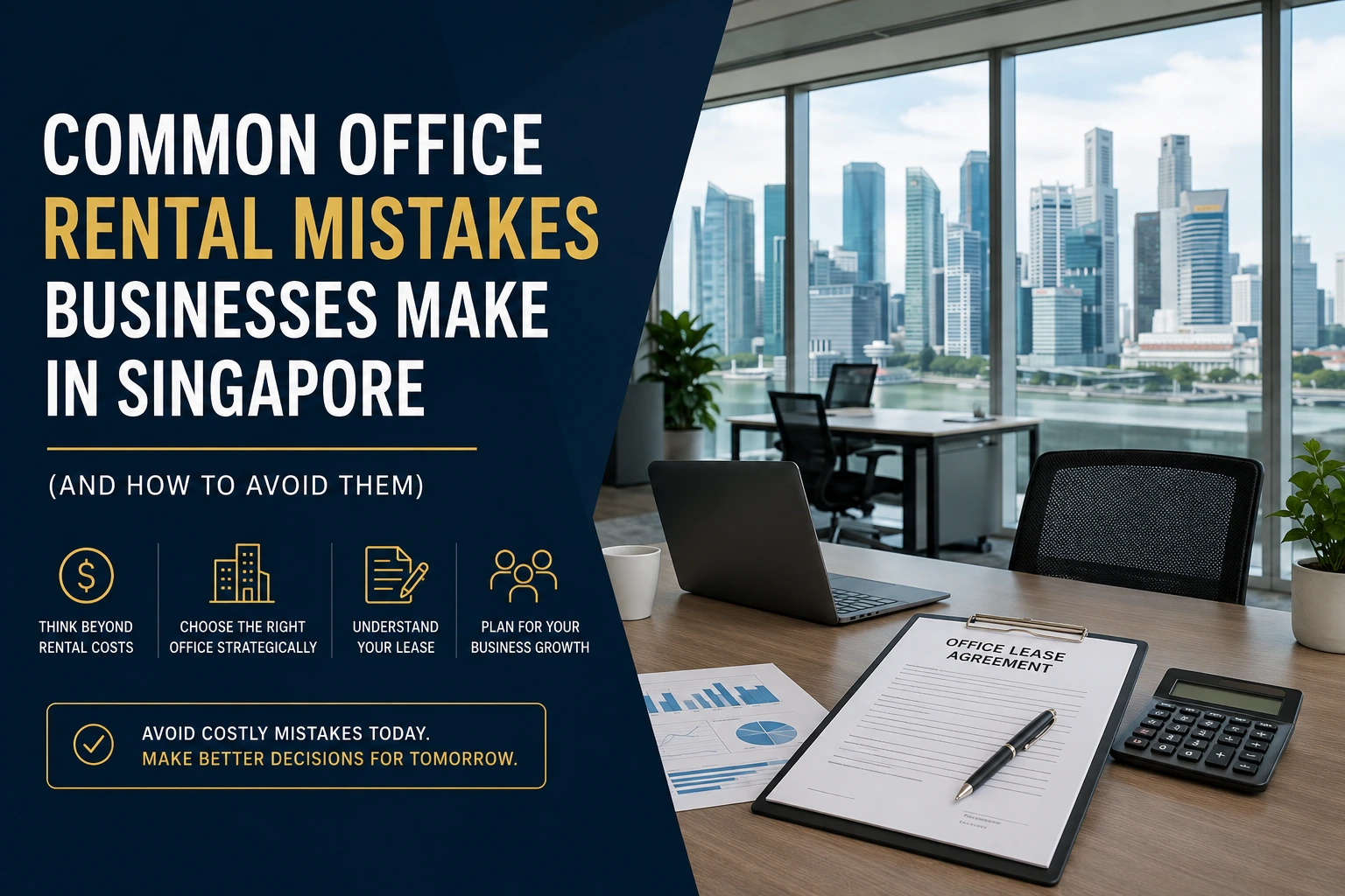 Common Office Rental Mistakes Businesses Make in Singapore (And How to Avoid Them)