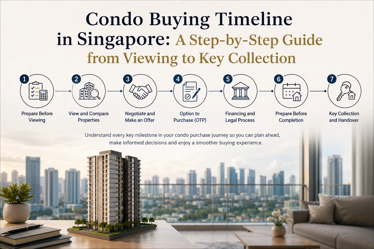 Condo Buying Timeline in Singapore: A Step-by-Step Guide from Viewing to Key Collection