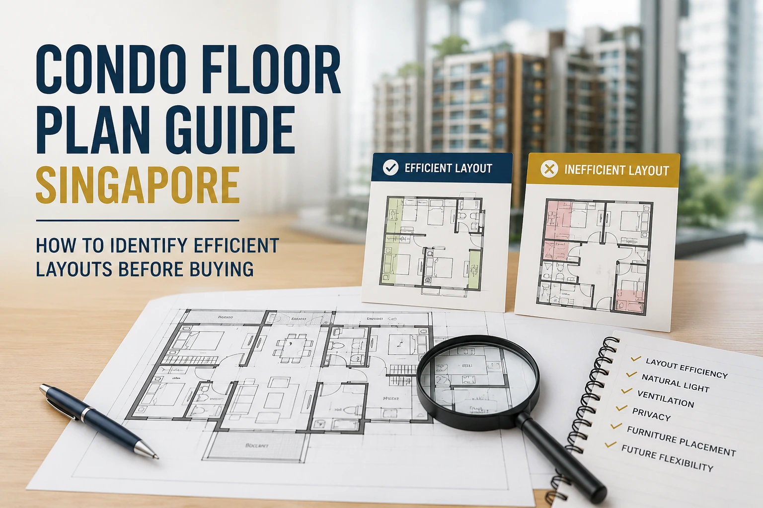 Condo Floor Plan Guide Singapore: How to Identify Efficient Layouts Before Buying