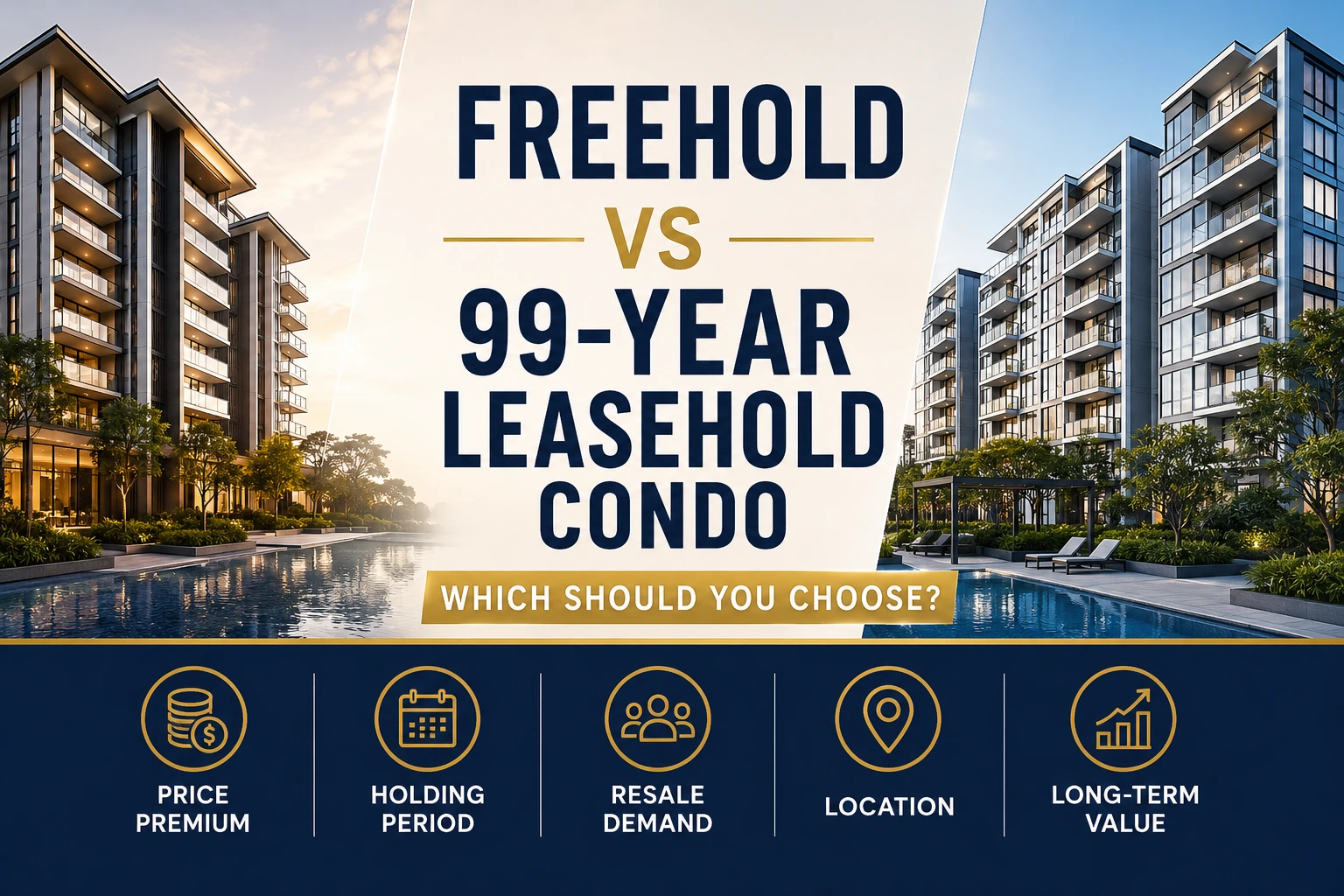 Freehold vs 99-Year Leasehold Condo in Singapore: Which Should You Choose?