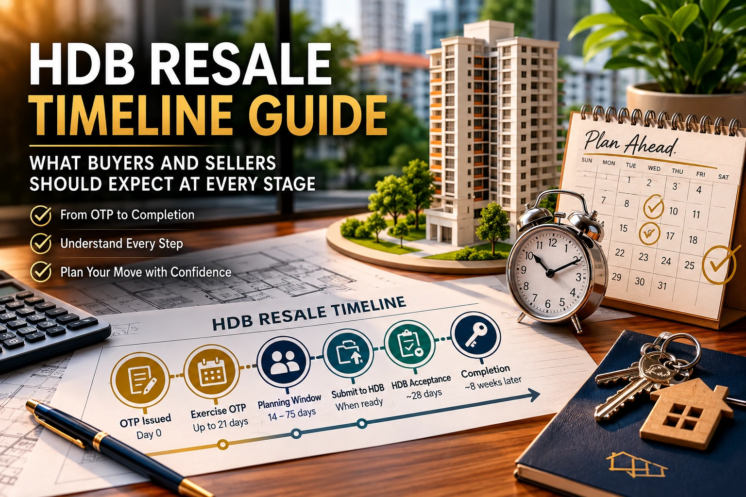 HDB Resale Timeline Guide: What Buyers and Sellers Should Expect