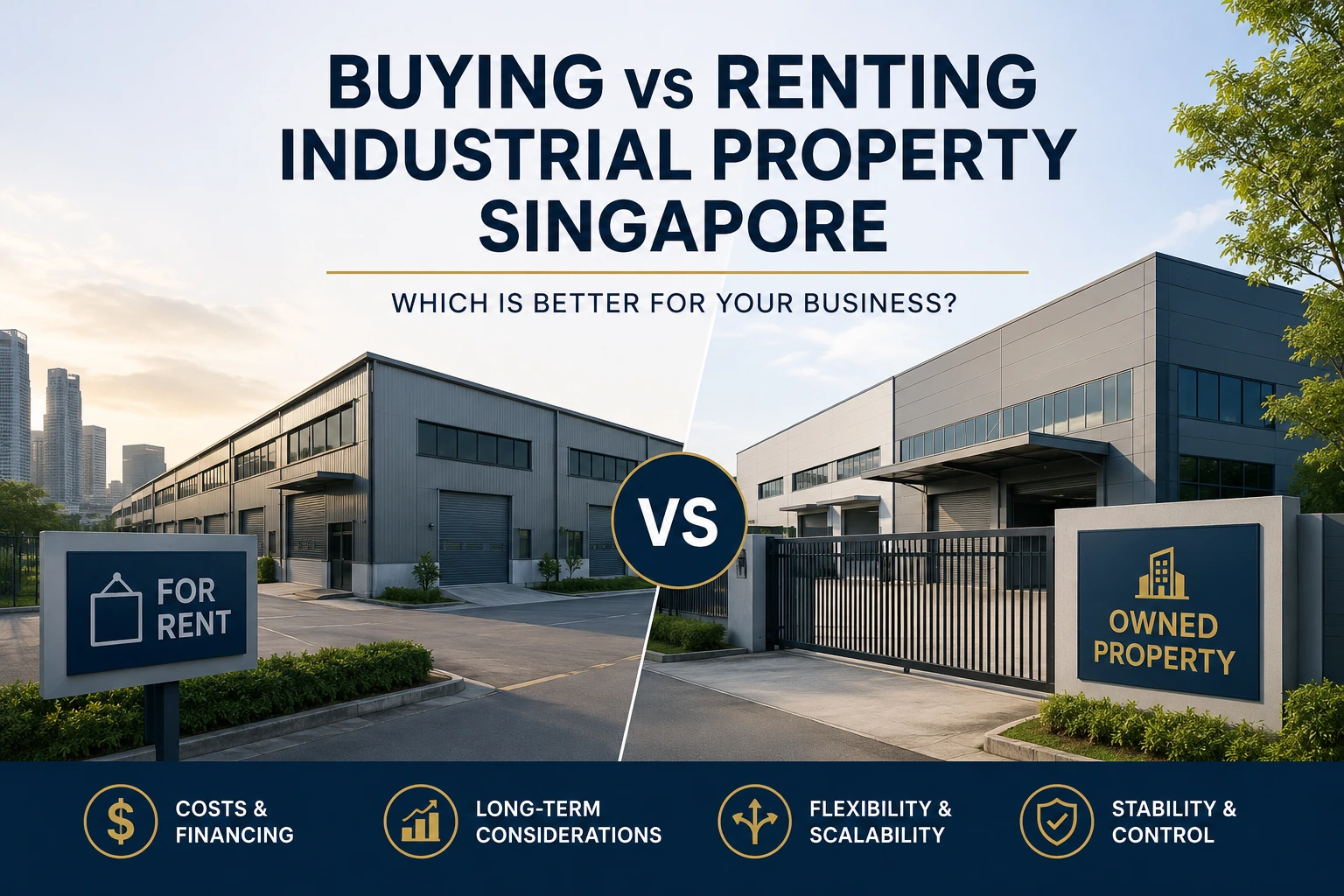 Buying vs Renting Industrial Property Singapore: Which Is Better For Your Business?