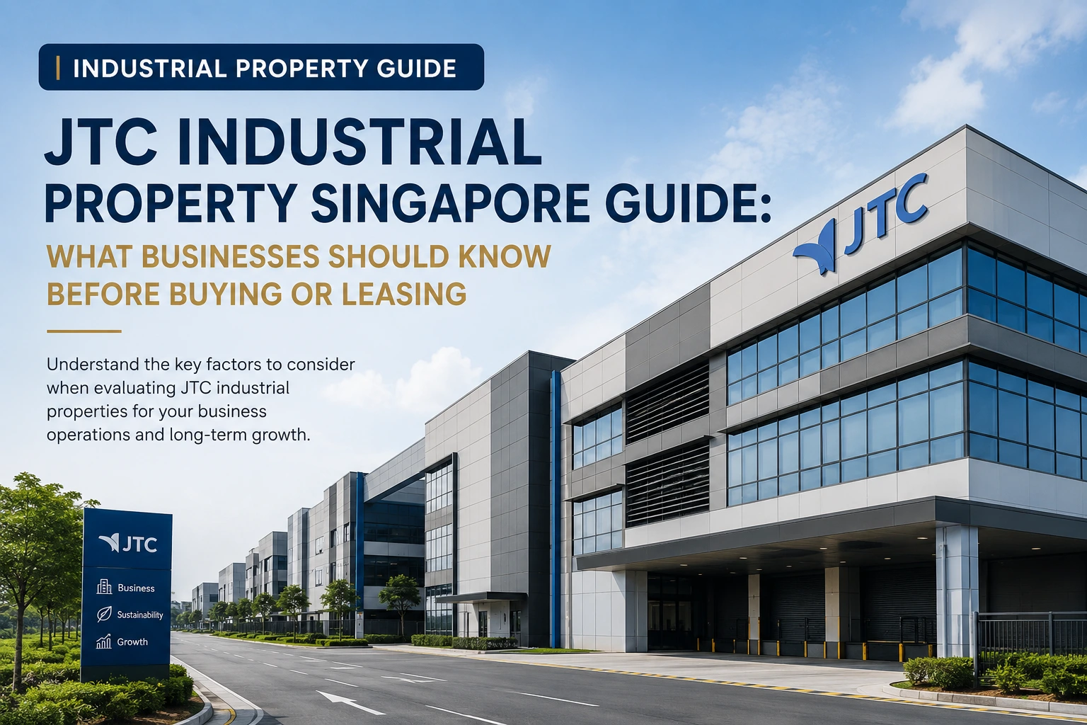 JTC Industrial Property Singapore Guide: What Businesses Should Know Before Buying or Leasing