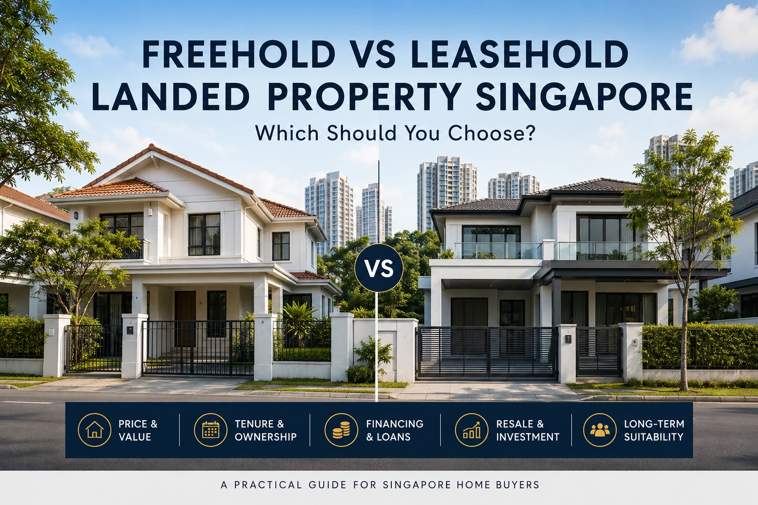 Freehold vs Leasehold Landed Property Singapore: Which Should You Choose?