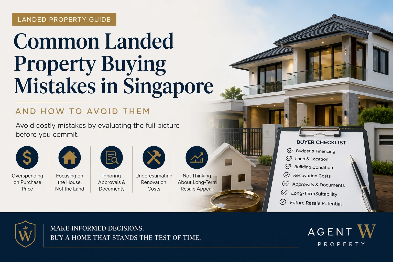 Common Landed Property Buying Mistakes in Singapore and How to Avoid Them