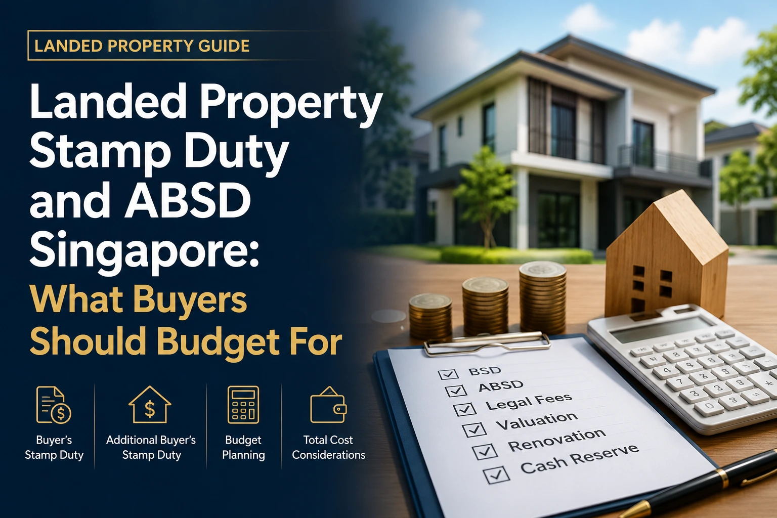Landed Property Stamp Duty and ABSD Singapore: What Buyers Should Budget For