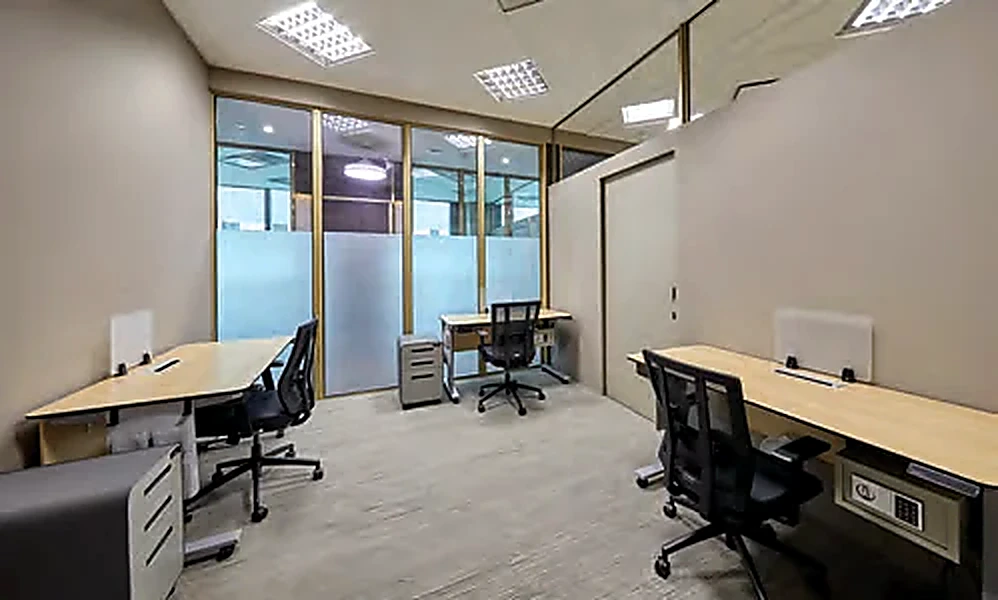 Furnished private office suite at Hub Suites